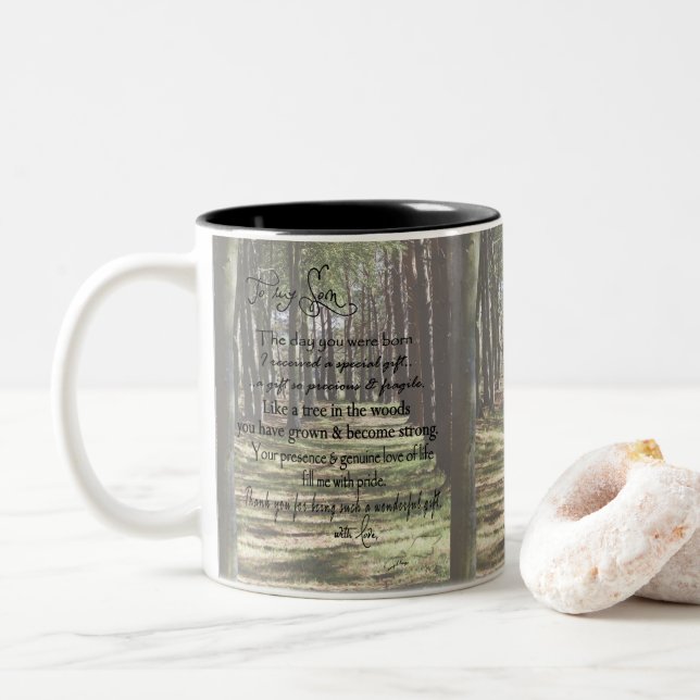 To my Son... coffee mug (With Donut)