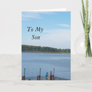 To My Son "Father's day" Card