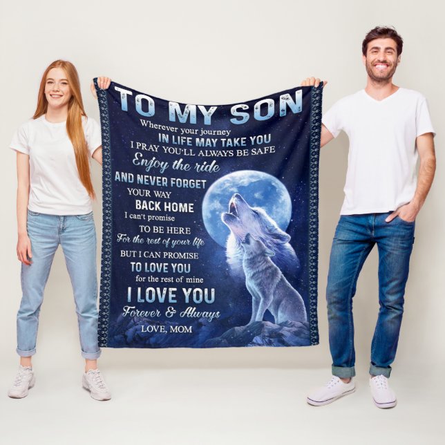 To my son fleece blanket (In Situ)