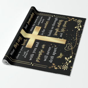 To My Son Gift, Butterfly Lover, Floral Son Letter Wrapping Paper