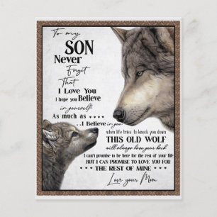 To My Son Gift, Mum And Son, Love Letter To Son
