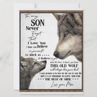 To My Son Gift, Mum And Son, Love Letter To Son