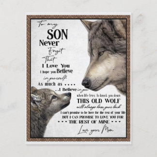 To My Son Gift, Mum And Son, Love Letter To Son