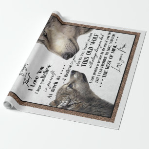 To My Son Gift, Mum And Son, Love Letter To Son Wrapping Paper
