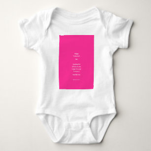 To my son Valentine's Day Baby Bodysuit