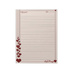 To My Sweet Notepad