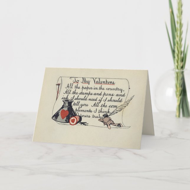 To My Valentine Card (Front)