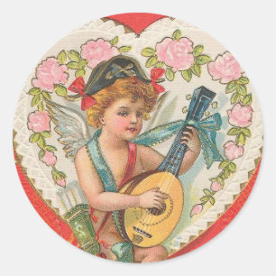 To My Valentine Classic Round Sticker