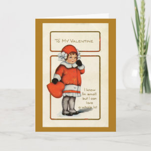 To My Valentine Holiday Card