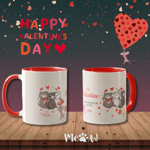 To my Valentine Meow Feline favourite Mug