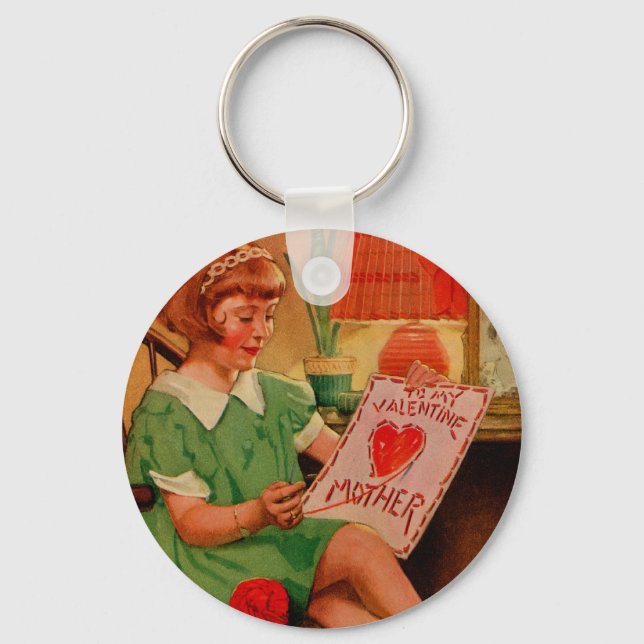 To My Valentine Mother Key Ring (Front)