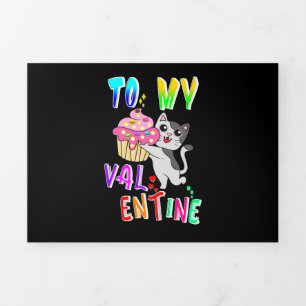 To My Valentine Tri-Fold Holiday Card
