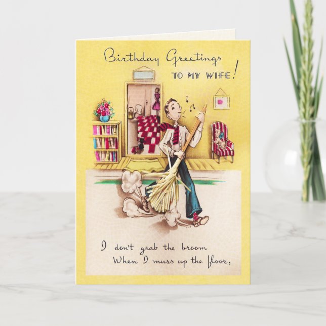 To My Wife Birthday Card (Front)