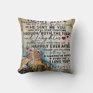 To My Wife Gift Holiday Funny Gift Cushion