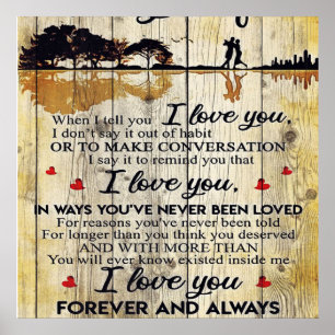 To my wife Gift   Letter To My Husband   Poster