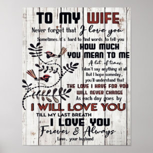 To my Wife Home Decor Gift To My Wife Present