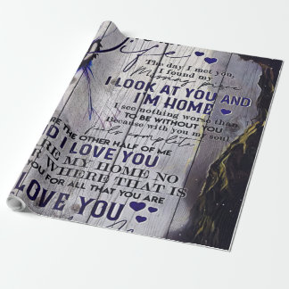To my Wife | Love Canvas Wrapping Paper