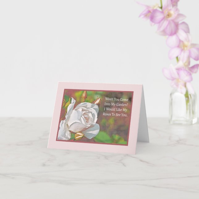 TO MY WIFE  WHO'S BEAUTIFUL IN SO MANY WAYS /ROSE CARD (Orchid)