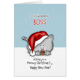 Boss Christmas Cards &amp; Invitations | Zazzle.co.uk