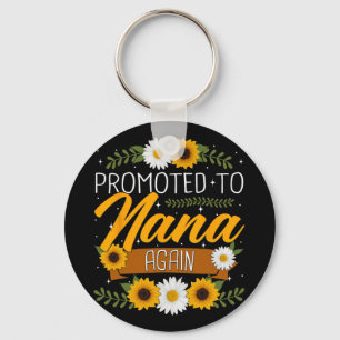 To Nana Again Sunflower First Time New Nana Key Ring