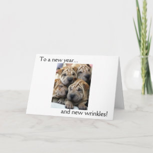 To New Year...and New Wrinkles! Birthday Card
