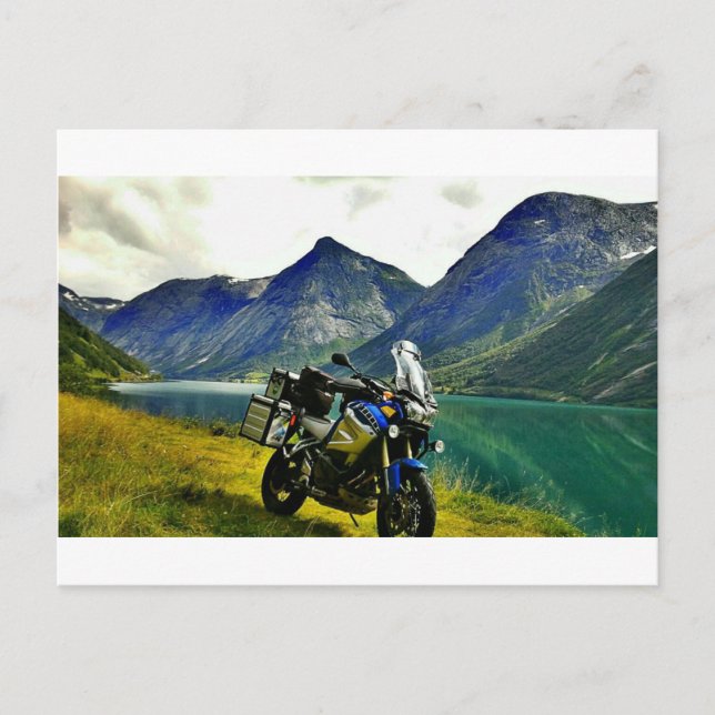 To North Cape (Norway), via Gibraltar Postcard (Front)