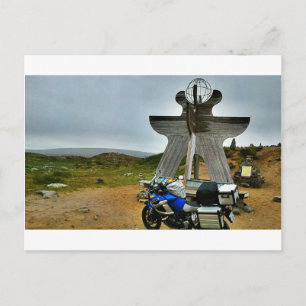 To North Cape (Norway), via Gibraltar. Postcard