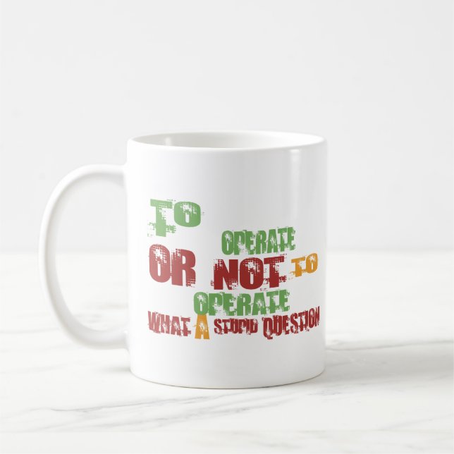 To Operate Coffee Mug (Left)