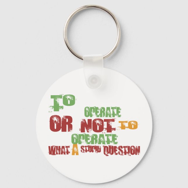 To Operate Key Ring (Front)