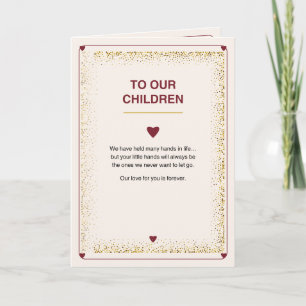 To Our Children Sentimental Greeting Card from Mum