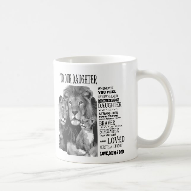 To our Daughter Coffee Mug (Right)