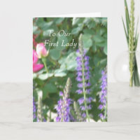 To Our First Lady