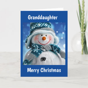 TO OUR *GRANDDAUGHER* HAVE FUN AT CHRISTMAS  HOLIDAY CARD