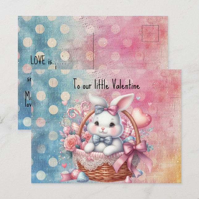 To our Little Valentine Postcard (Front/Back)