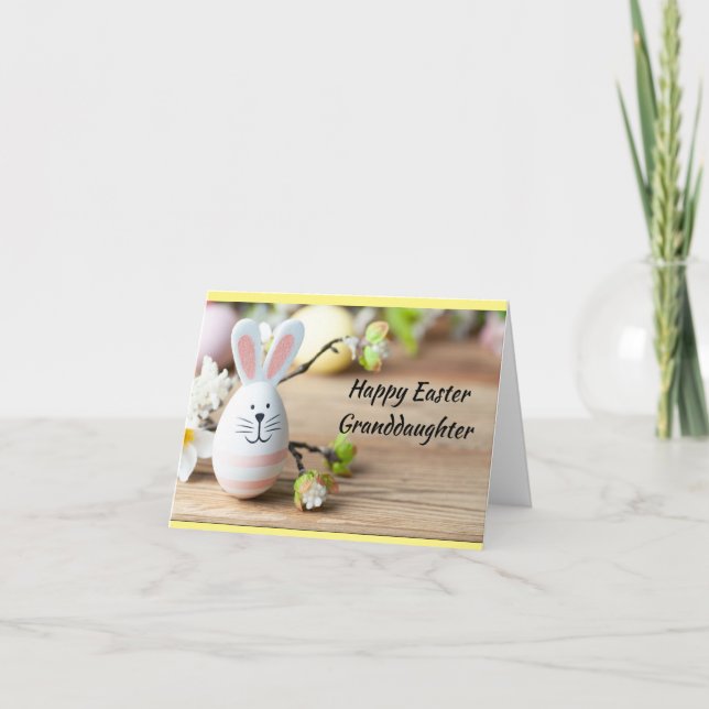 TO OUR OR MY SPECIAL *GRANDDAUGHTER*  EASTER CARD (Front)