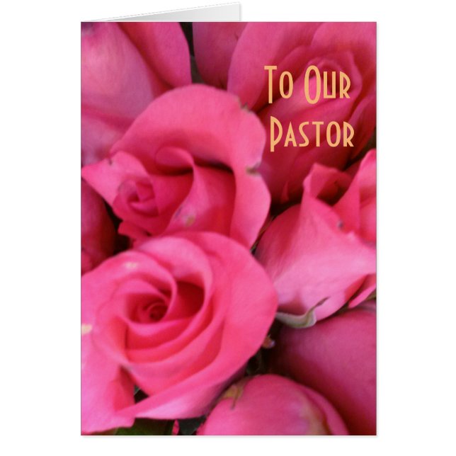 To Our Pastor (Front)