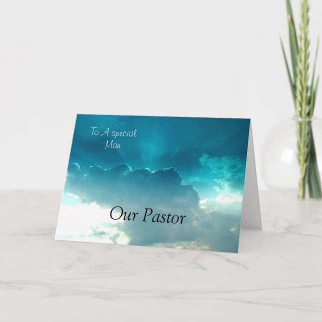 To Our Pastor Thank You Card (Front)