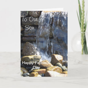 To Our Son Happy Father's Day. Card
