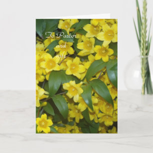 To Pastor and Wife Card