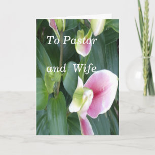 To Pastor and Wife Card