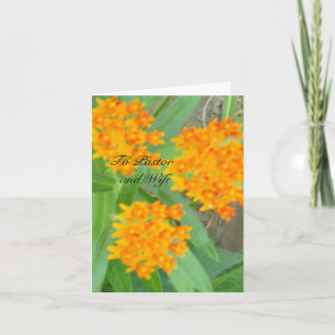 To Pastor and Wife Thank You Card