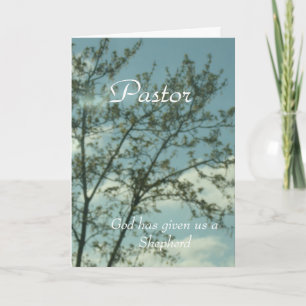 To Pastor Card