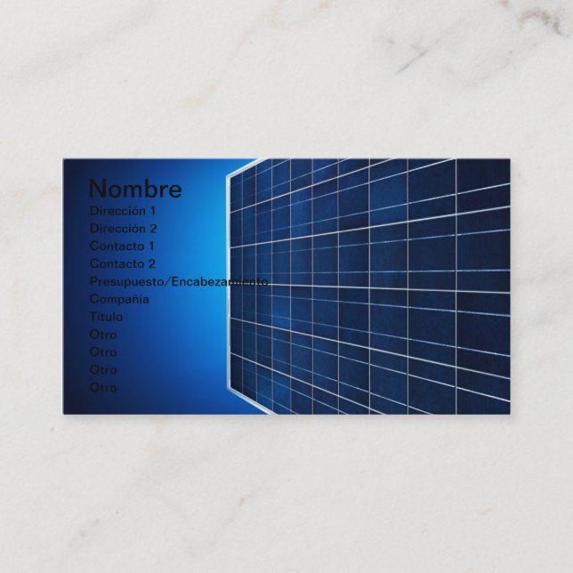 TO PAVE ENERGY BUSINESS CARD (Front)