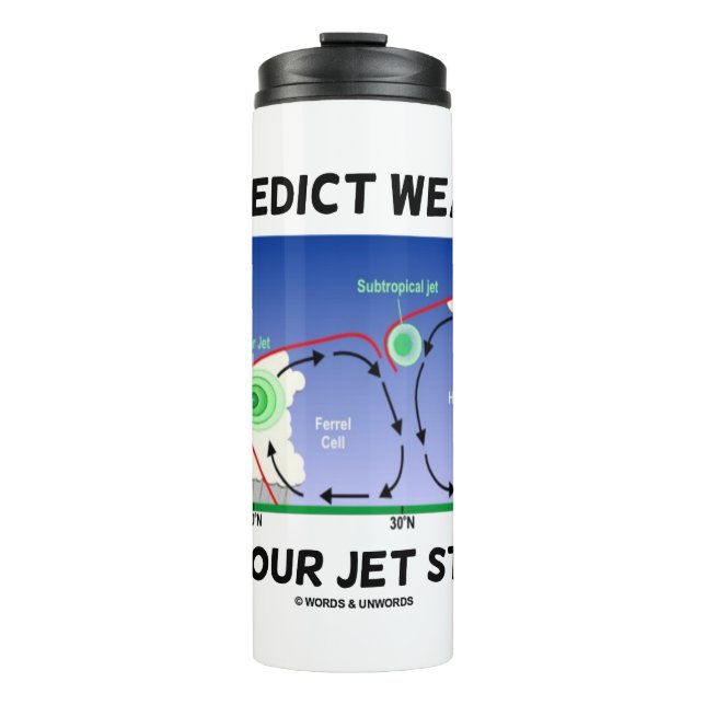 To Predict Weather Know Your Jet Streams Thermal Tumbler (Front)