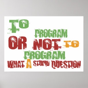 To Program Poster
