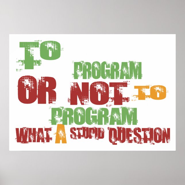 To Program Poster (Front)