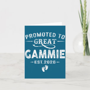 To Promoted Great Gammie Est Pregnancy Card