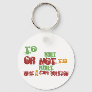 To Quilt Key Ring
