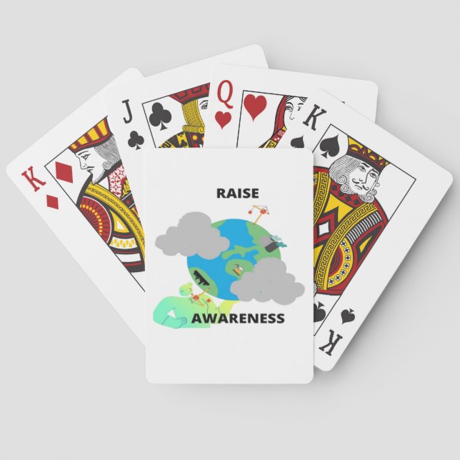 TO RAISE AWARENESS! PLAYING CARDS (Back)