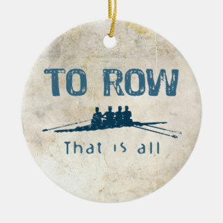 To Row Ceramic Tree Decoration